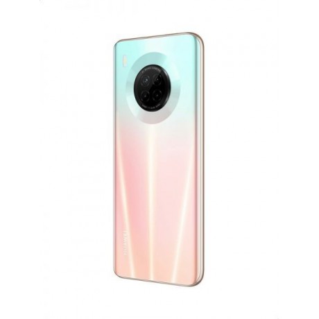 Huawei Y9a Mobile Phone, Dual SIM - 128 GB, 8 GB RAM, 4G LTE - Sakura Pink with Power Bank, 10000 mAh - White