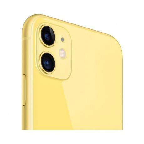 Apple iPhone 11 with FaceTime - 64GB, 4GB RAM, 4G LTE, Yellow, Single SIM & E-SIM