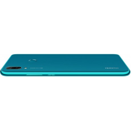 Huawei Y9 2019 Dual SIM - 64GB, 4GB RAM, 4G LTE, Arabic Blue