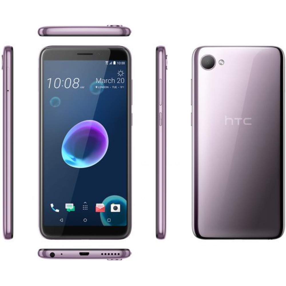 HTC Desire 12 Dual SIM - 32GB, 3GB RAM, 4G LTE, Warm Silver