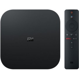 Xiaomi Mi Box S, Smart 4K TV Box, Intelligent Ultra HD Media Player, work with Projector, TVs & Mobile Phones, powered by Android 8.1, - International Version- Black