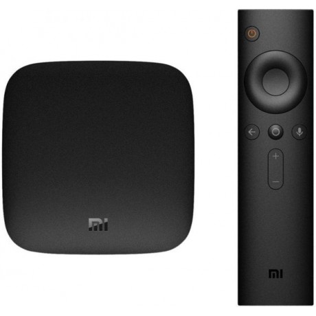 Xiaomi Mi Box 4K Android TVTM set-top box HDR video support, Black.