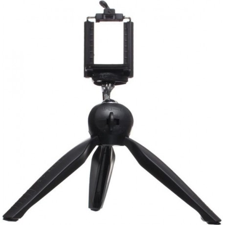 Yunteng YT-228 Selfie Stand - Black with Universal Selfie Stick - YT 1288