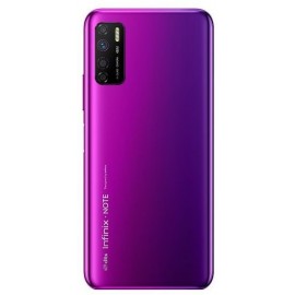 موبايل انفينيكس نوت 7 لايت بشريحتين اتصال، 4 كاميرات خلفية، شاشة تعمل باللمس 6.6 بوصة، 4 جيجابايت رام، ذاكرة 128 جيجابايت، شبكة الجيل الرابع ال تي اي - بنفسجي