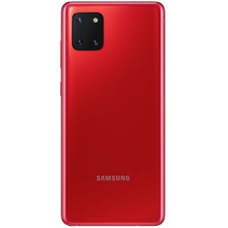 Samsung Galaxy Note 10 Lite Dual SIM - 128GB, 8GB RAM, 4G LTE, Aura Red