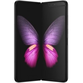 سامسونج جالكسي فولد بشريحتي اتصال - 512 جيجا، 12 جيجا رام، الجيل الرابع ال تي اي، اسود