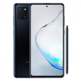 سامسونج جالكسي نوت 10 لايت بشريحتي اتصال - 128 جيجا، رام 8 جيجا، شبكة الجيل الرابع ال تي اي، اسود