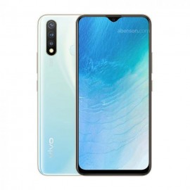 موبايل فيفو Y19 بشريحتين اتصال، شاشة 6.53 بوصة، 4 جيجابايت رام، 128 جيجابايت، شبكة الجيل الرابع ال تي اي - ابيض ربيعي