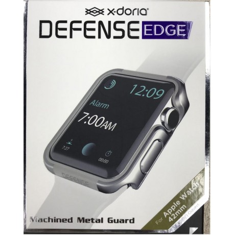 X-doria defense edge machined metal guard for apple watch 42mm-Silver