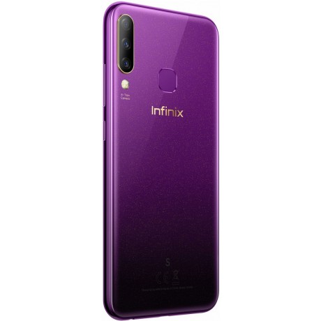 Infinix S4 X626B Dual SIM - 6.2 Inch, 64 GB, 6G RAM, 4G LTE - Purple