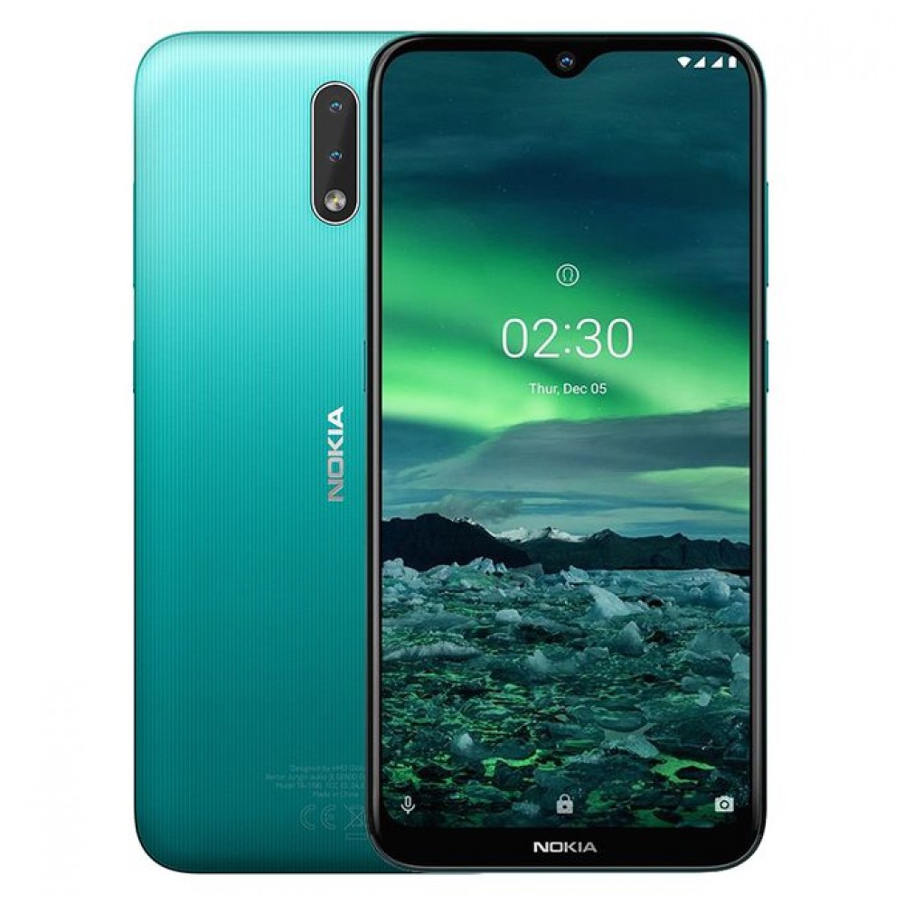 Nokia 2.3 - 6.2-inch 32GB/2GB Mobile Phone - Cyan Green