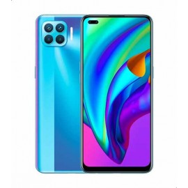 موبايل اوبو A93 بشريحتين اتصال - شاشة 6.43 بوصة، 128 جيجابايت، 8 جيجابايت رام، شبكة الجيل الرابع ال تي اي - ازرق ماجيك