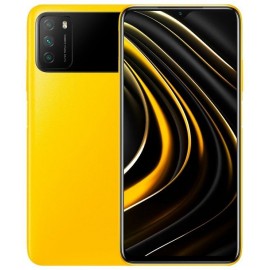 هاتف بوكو M3 ثنائي الشريحة، أصفر بوكو، ذاكرة رام 4 جيجابايت، ذاكرة تخزين 64 جيجابايت، يدعم تقنية 4G LTE