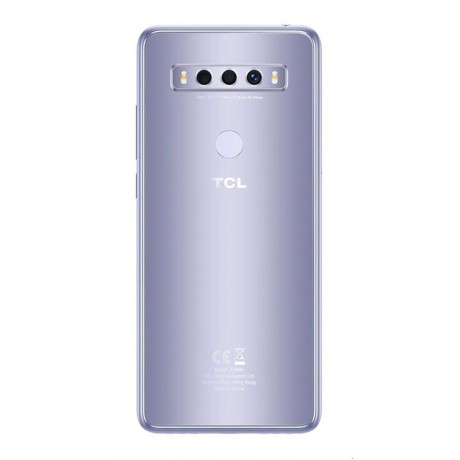 TCL 10 SE Mobile Phone, Dual SIM 6.52 Inch, 128 GB, 4 GB RAM, 4G - Icy Silver