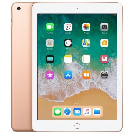 Apple iPad 2018 with Facetime - 9.7 Inch Retina Display, 32GB, WiFi, Gold