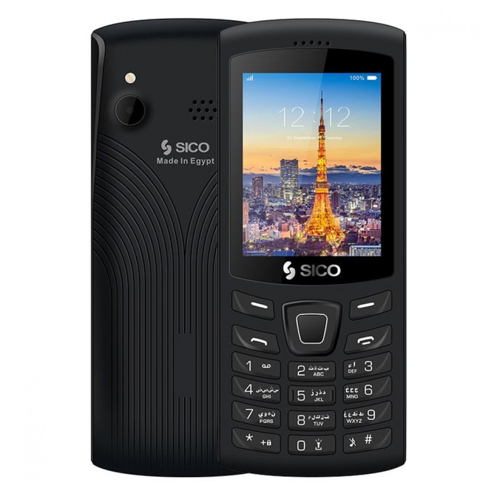 SICO Extra 2 - 2.4-inch Dual SIM Mobile Phone - Black