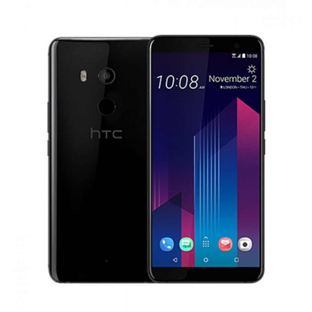HTC U11+ - 6.0" - 128GB - 4G Dual SIM Mobile Phone - Ceramic Black