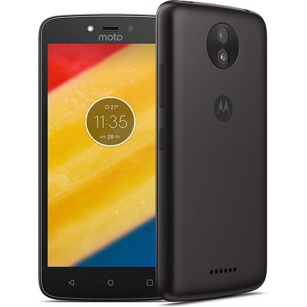 Motorola Moto C Dual Sim - 5 Inch, 8GB, 1GB RAM, 3G, Black
