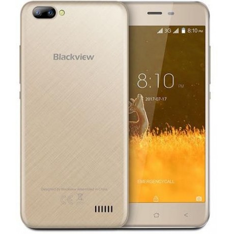 Blackview A7 Dual SIM - 8GB, 1GB RAM, 3G, Wifi, Champagne Gold