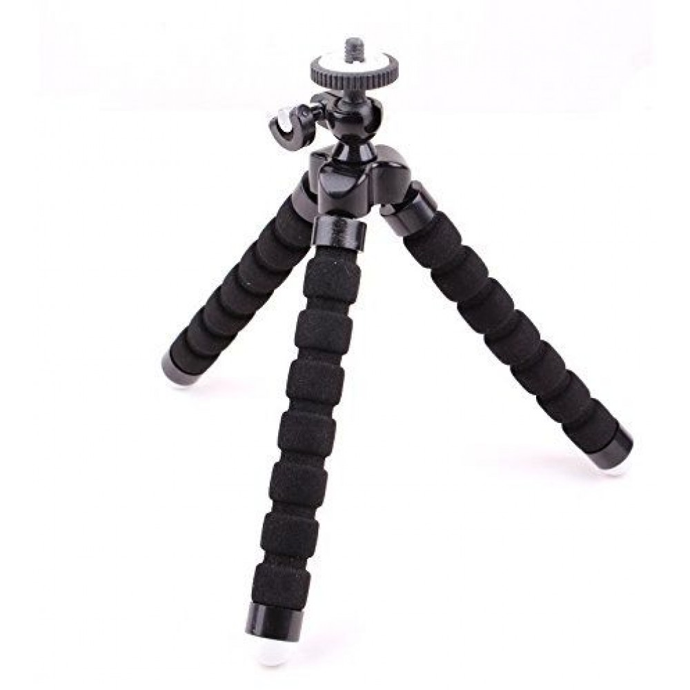 YaFex Adjustable Mini Octopus Cell Phone Tripod, Flexible Phone Tripod for Any Smartphone, iPhone, with Universal Clip