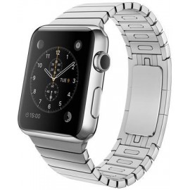 ساعة ابل - 42ملم هيكل ستانلس ستيل بسوار ستانلس ستيل