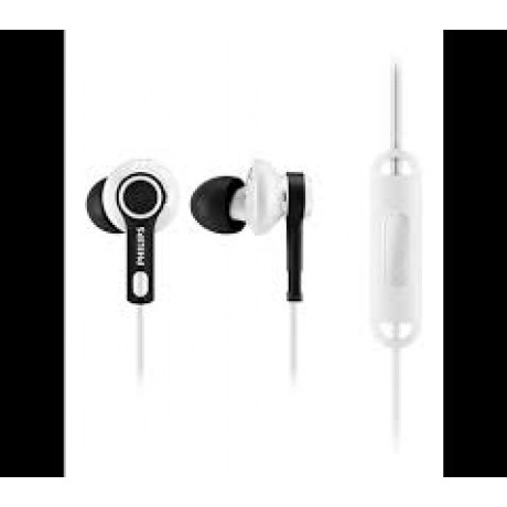 Philips Action Fit Sports Headphones / Mic White