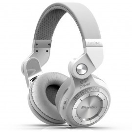 سماعه رأس لاسلكيه بتقنيه البلوتوث ماركه بلوديو صوت 4.1 لون أبيض