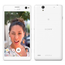 سوني اكسبيريا سي 4 بشريحتي اتصال , سعه 16 جيجا , الجيل الرابع , لون ابيض