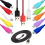 وصلة شاحن ألوان متعددة وصلات لجميع أنواع الجوالات للشحن ولنقل المعلومات
