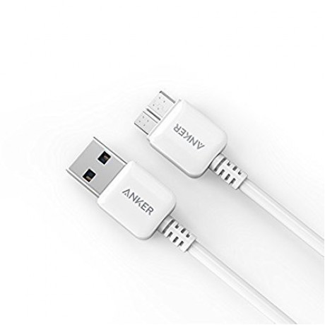 Anker Usb charger for Samsung Galaxy mobiles,orginal cable with guarantee ,high speed data transfer and speed charging,white colour,about two meter length