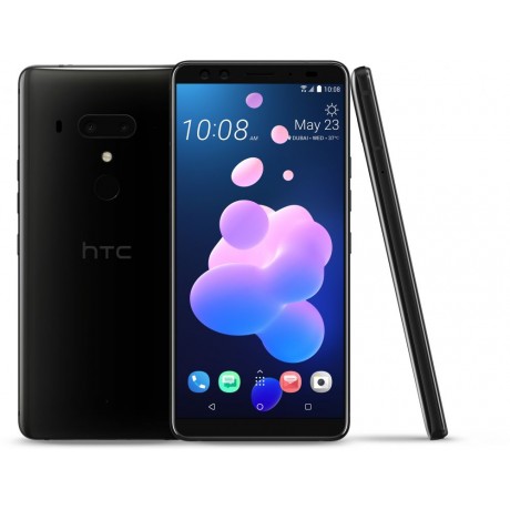 HTC U12+ Dual SIM - 128GB, 6GB RAM, 4G LTE, Ceramic Black