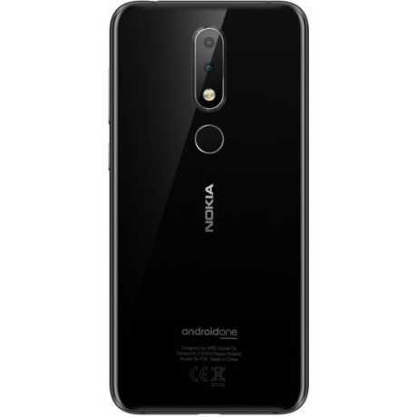 Nokia 6.1 Plus Dual Sim - 64GB, 4GB RAM, 4G LTE, Black