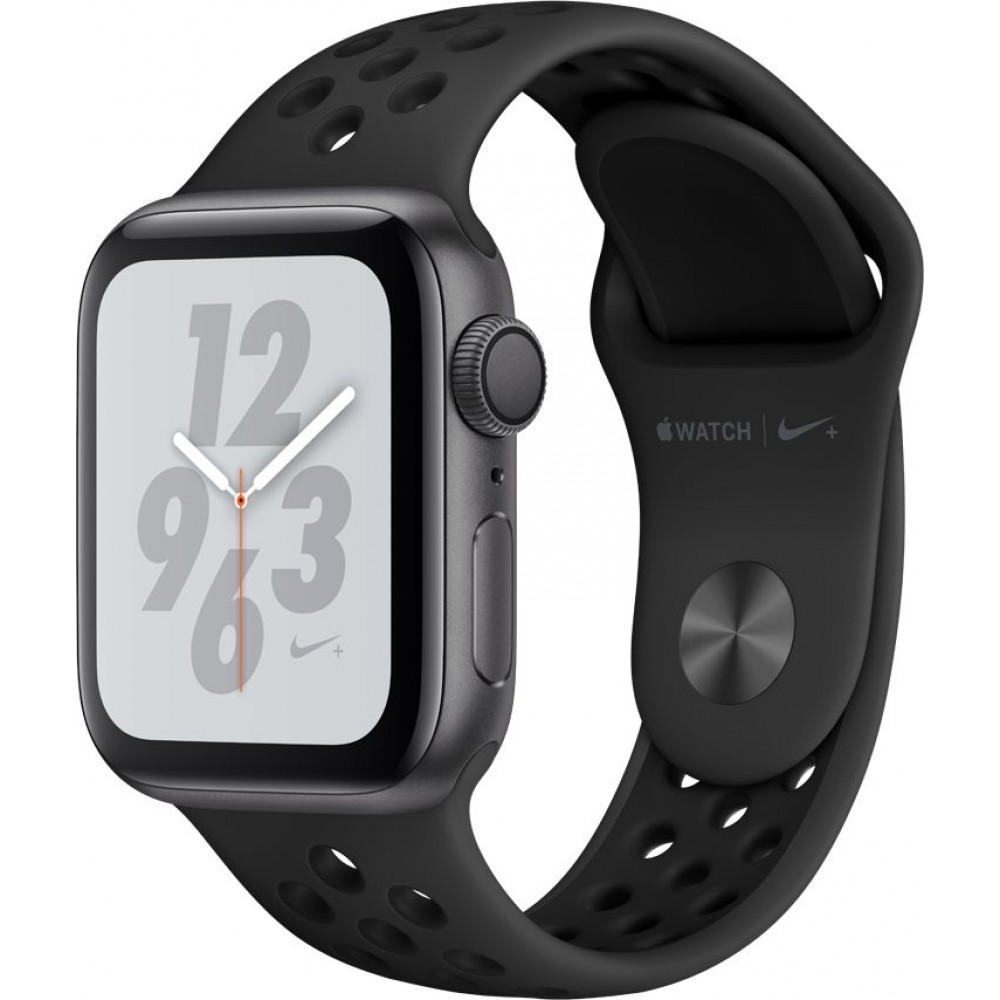 Apple Watch Series 4 Nike+ , 44mm Space, Gray Aluminum Case with Anthracite/Black Nike Sport Band, GPS , watchOS 5