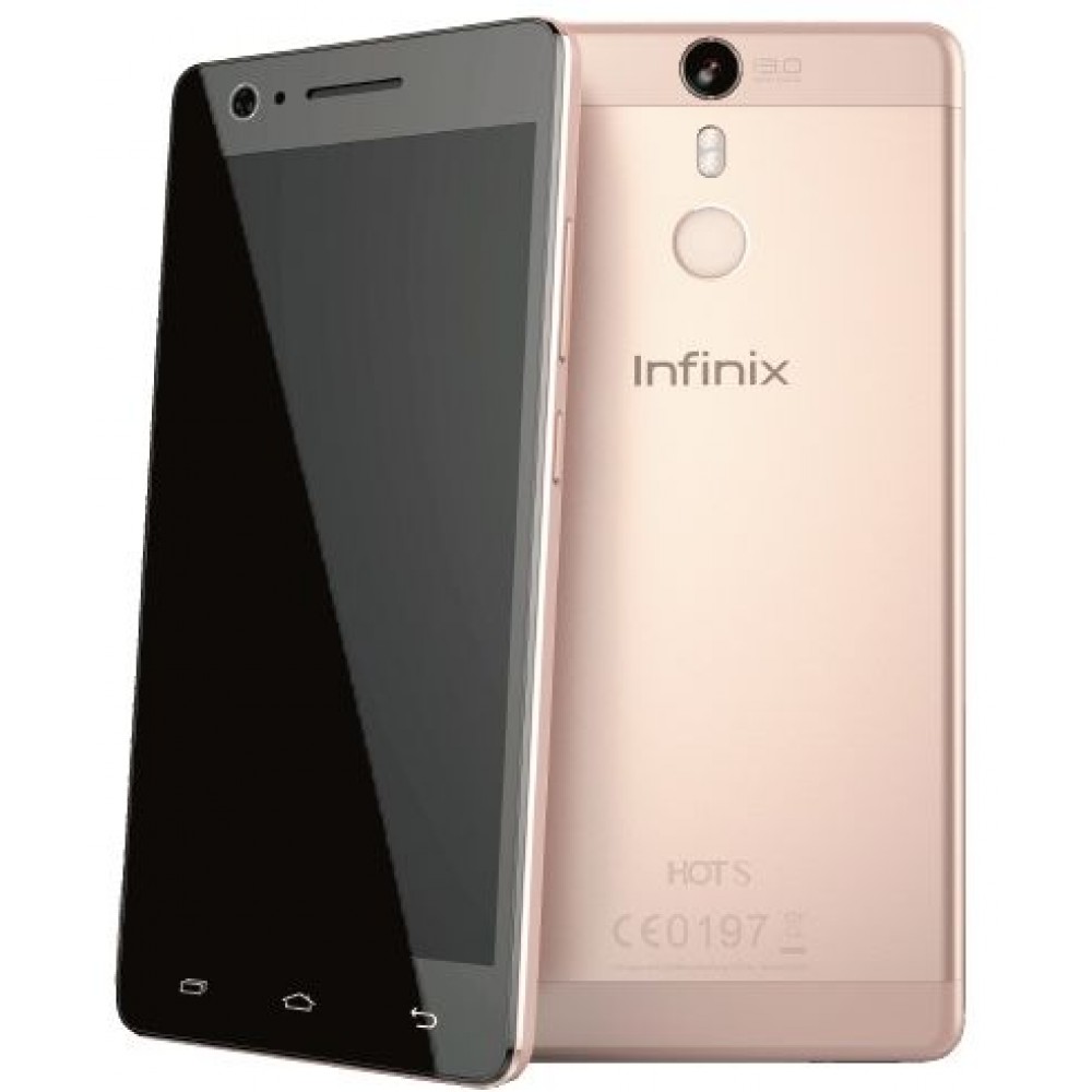 Infinix Hot S X521 ,Dual Sim , 16GB, 4G LTE, Rose Gold