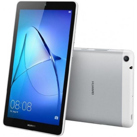 Huawei Tablet T3-7 , Screen 7 inch, Tablet Touch Android 8 GB, 1GB RAM, Wifi, Bluetooth, Moonlight Silver Color