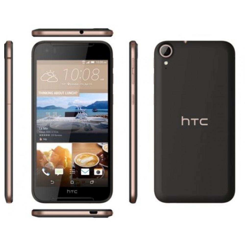 HTC Desire 830 Dual Sim - 32GB, 3GB RAM, 4G LTE, Gold/Black