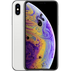 ابل ايفون Xs ماكس مع فيس تايم , سعه 512 جيجابايت , الجيل الرابع ال تي اي  , اللون فضي