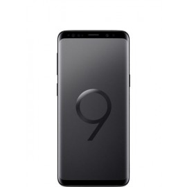 سامسونج جلاكسي اس 9 شريحتي  اتصال , سعه 64 جيجابايت , 4 جيجا رام , الجيل الرابع ال تي أي , اللون اسود - نسخة الشرق الاوسط