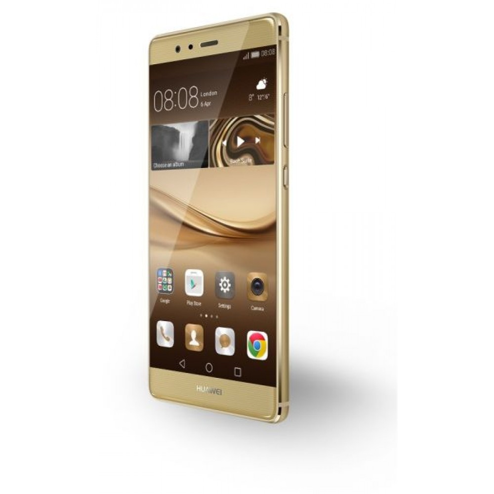 Huawei P9 Dual Sim - 32GB, 3GB RAM, 4G LTE, Prestige Gold