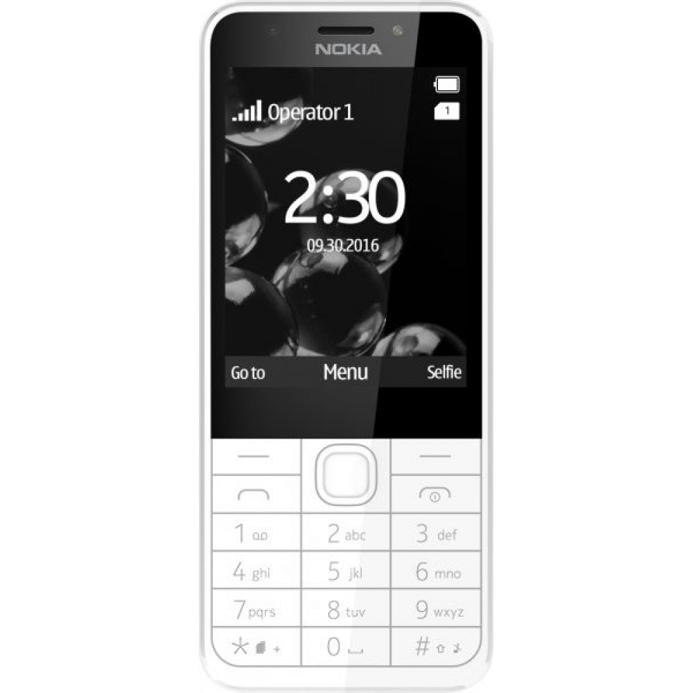 Nokia 230 - 2.8 Inch, 16MB RAM, GSM, White