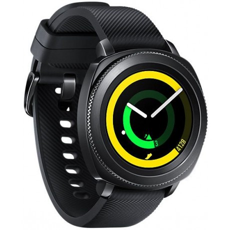 Samsung Smart Watch Silicone Band For Android & iOS,Black - SM-R600NZKAKSA