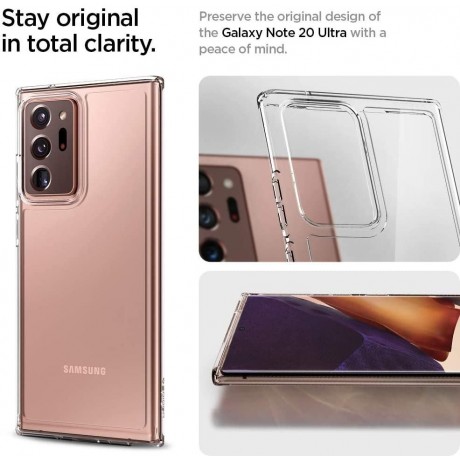 Spigen Ultra Hybrid Designed For Samsung Galaxy Note 20 Ultra 5G Case (2020) - Crystal Clear